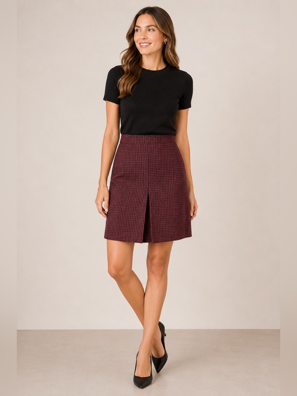 CLUB Monaco 30% Wool Blend Pencil Skirt Size 4